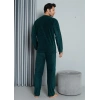 Moda Çizgi WelSoft Polar Erkek Pijama Takımı 6826