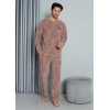 Moda Çizgi WelSoft Polar Erkek Pijama Takımı 6827