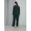 Moda Çizgi Welsoft Polar Kadın Pijama Takımı 8516