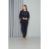 Moda Çizgi Welsoft Polar Kadın Pijama Takımı 8517