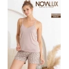 Noyalux 10360 Kadın İp Askı Şortlu Takım