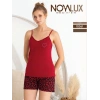 Noyalux 10361 Kadın İp Askı Şortlu Takım