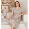 Noyalux 4077 Kadın Battal Kısa Kol Elbise Gecelik