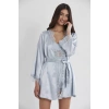 Pierre Cardin 2490 Bayan Sabahlıklı Saten Şort Takım