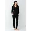 Pierre Cardin 9116-S Kadın Önü Düğmeli  Pijama Takımı
