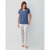 Pierre Cardin 9214-S Kadın Kısa Kol Pijama Takımı
