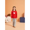 Pjs 28063 Çocuk Sıfır Yaka Pijama Takımı