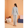 Pjs 28064 Kadın Düğmeli Pijama Takım