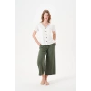 PJS 29022 Kadın Düğmeli Pijama Takım