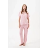 PJS 29033 Kadın Düğmeli Pijama Takım