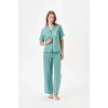 PJS 29043 Kadın Düğmeli Pijama Takımı
