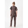 Pjs 29068 Kadın Kısa Kollu Düğmeli Pijama Takım