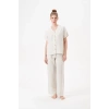 PJS 29098 Kadın Düğmeli Pijama Takım