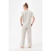 PJS 29098 Kadın Düğmeli Pijama Takım