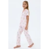 RolyPoly 3809-2 Kız Çocuk Kısa Kol Pijama Takımı