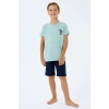RolyPoly 3813-G Erkek Çocuk Kısa Kol Pijama Takımı