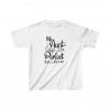 Unisex Çocuk Baskılı T-Shirt - Beyaz
