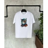 Unisex Çocuk Baskılı T-Shirt - Beyaz