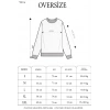 Unisex Üç İplik Parçalı Yakalı SweatShirt - Kırmızı