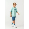 US Polo 2414-4 Erkek Çocuk Bermuda Takım