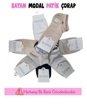 Aytuğ 33285 Kadın Modal Patik Çorap