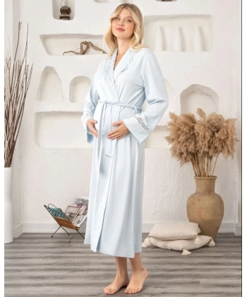 Bone 5930 Lycra Nevrürlü Şal Yaka Sabahlık