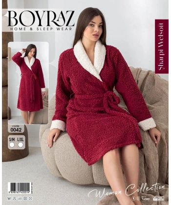 Boyraz 0042 Kadın Sharpi Welsolf Sabahlık