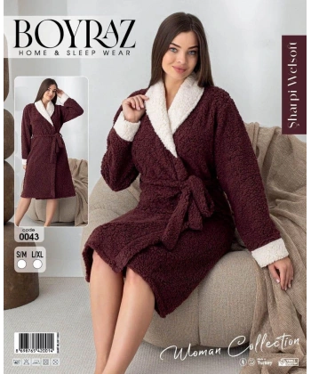 Boyraz 0043 Kadın Sharpi Welsolf Sabahlık