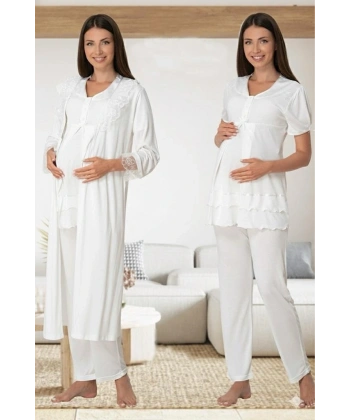 Effortt 8024 Sabahlıklı Lohusa Pijama