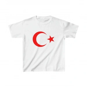 Çocuk Unisex Baskılı T-Shirt - Beyaz