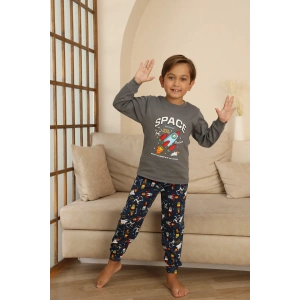Kapitex 7114 Erkek Çocuk Uzun Kol Pijama Takımı