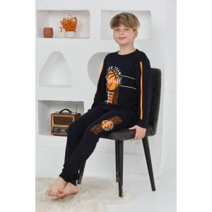 Kapitex 7118 Erkek Çocuk Uzun Kol Pijama Takımı