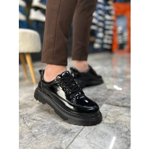 KB-702 Kuback Kömür Rugan Günlük Erkek Ayakkabı