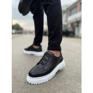 KB-703 Kuback Siyah Lastikli Günlük Erkek Ayakkabı