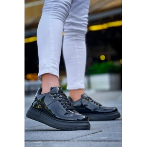 KB-X20 Kuback Kömür Rugan  Günlük Erkek Ayakkabı