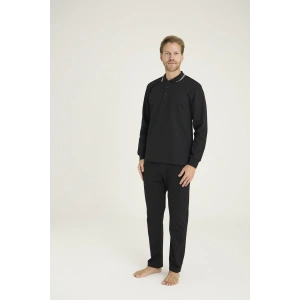 Kocabey 6014 Erkek Triko Yaka Pijama Takım