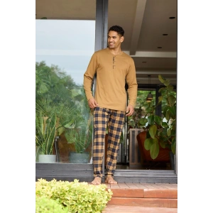 Kocabey 6020 Erkek Midi Yaka Pijama Takım