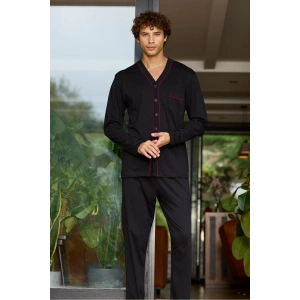 Kocabey 9134 Erkek  V Yaka Boydan Düğmeli Pijama Takımı