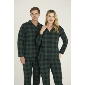 Kocabey 9209-K Kadın Apaj Yaka Pijama Takım