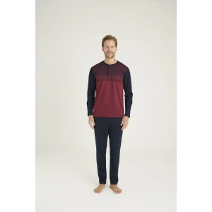 Kocabey 9218 Erkek Midi Yaka Pijama Takım