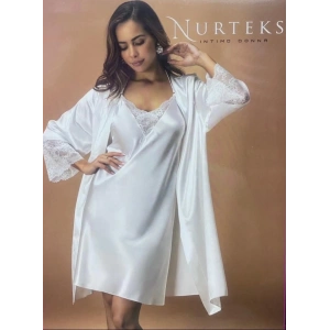 Nurteks 5336 Bayan Sabahlık Ve Gecelik Takım