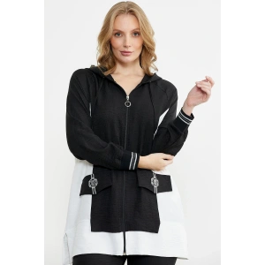 Sementa 76448 Keten Görünümlü Kapüşonlu Tunik Takım