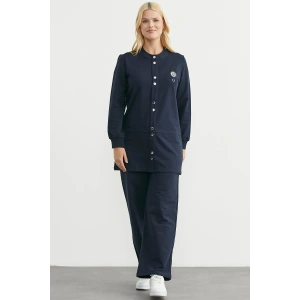 Sementa 76510 Çıtçıtlı Tunik Boy Eşofman Takım