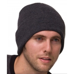 Tam Kalıp Kışlık Triko Bere - Antrasit