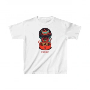 Unisex Çocuk Baskılı T-Shirt - Beyaz