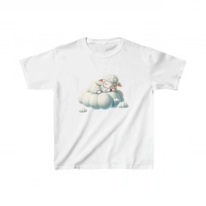 Unisex Çocuk Baskılı T-Shirt - Beyaz