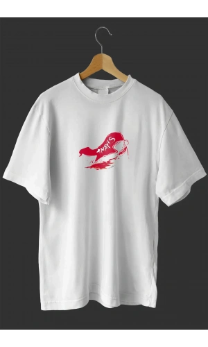 1 Mayıs Emekçilerimiz İçin Özel Tasarım 1 Mayıs Baskılı T-shirt - Beyaz