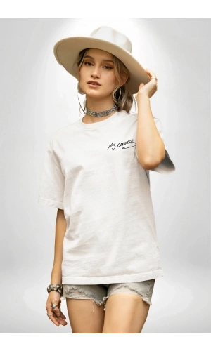 30 Ağustos Unisex Baskılı T-shirt - Beyaz