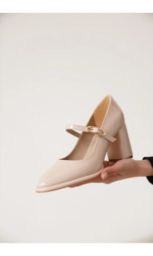 Alis Bej Kadın Topuklu Ayakkabı