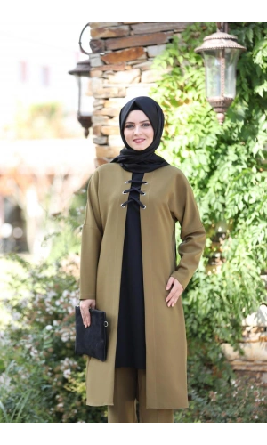 Bağcık Detay İkili Takım mdc 5561 Haki